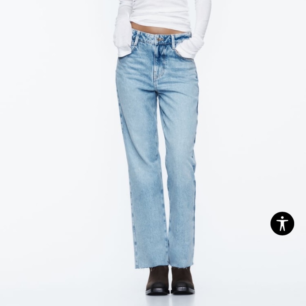 Zara jeans straight leg